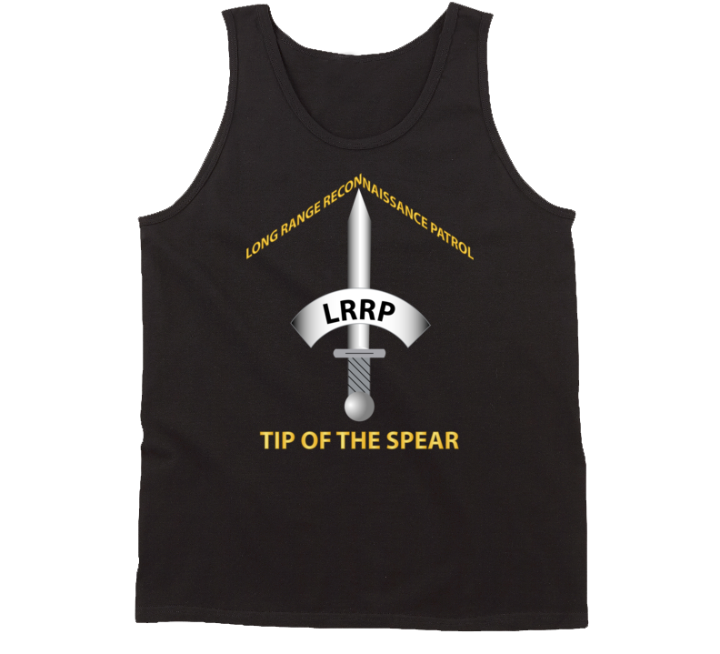 Army - Badge - Lrrp - Tip Of The Spear Tanktop