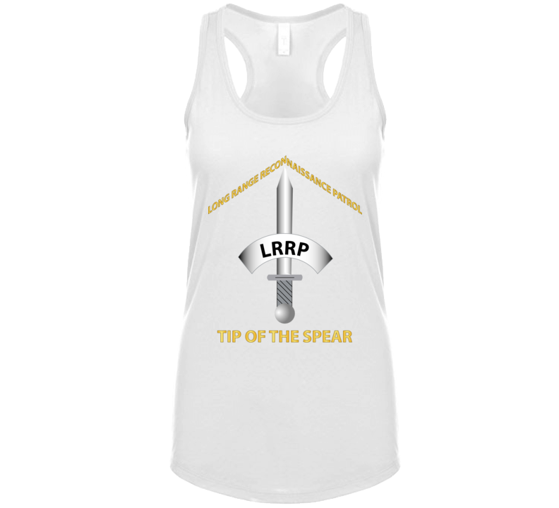 Army - Badge - Lrrp - Tip Of The Spear Tanktop