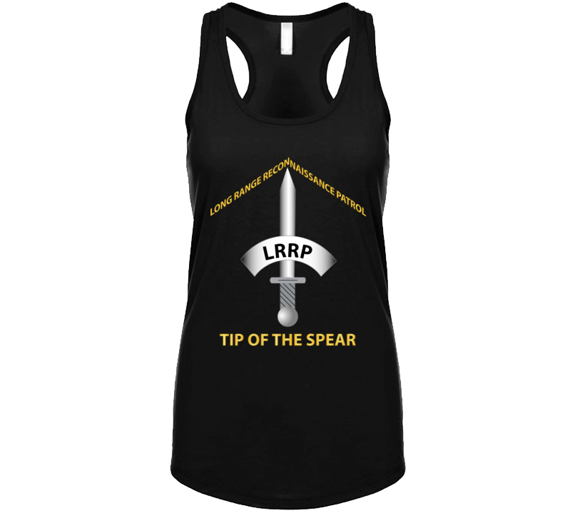 Army - Badge - Lrrp - Tip Of The Spear Tanktop