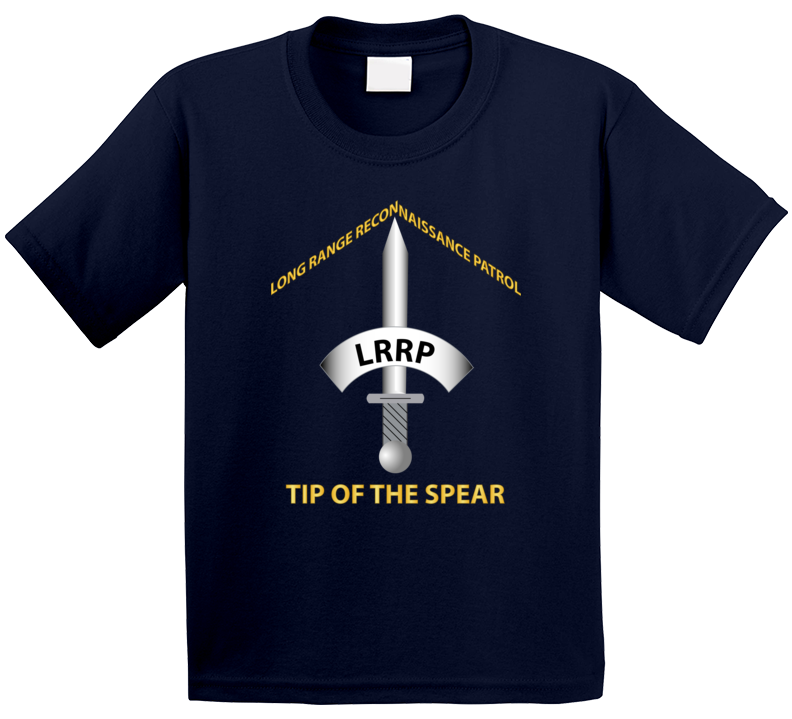 Army - Badge - Lrrp - Tip Of The Spear T Shirt