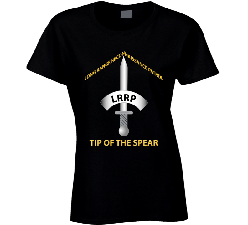 Army - Badge - Lrrp - Tip Of The Spear T Shirt