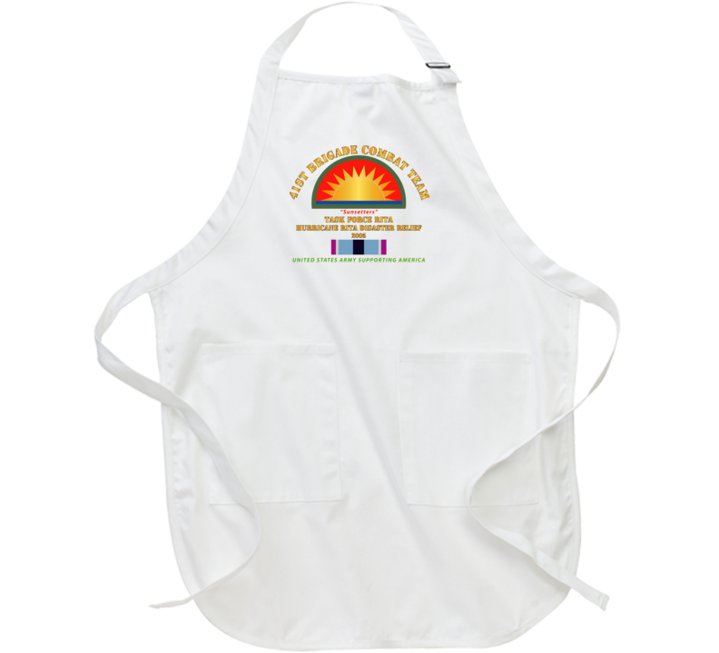 Army - 41st Brigade Combat Team - Rita Disaster Relief  W Hsm Svc Apron