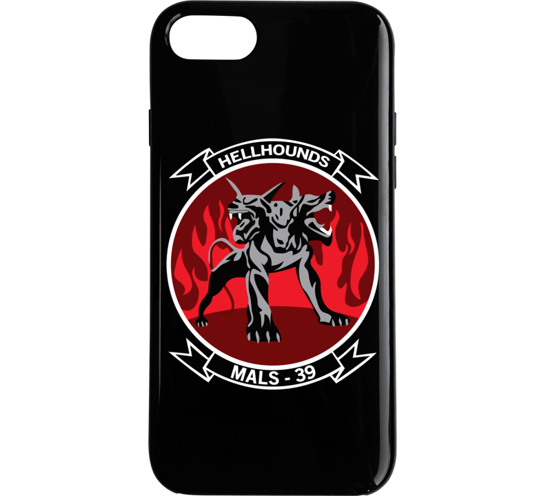 Usmc - Marine Aviation Logistics Squadron 39 - Mals 39 - Hellhounds - Wo Txt Phone Case