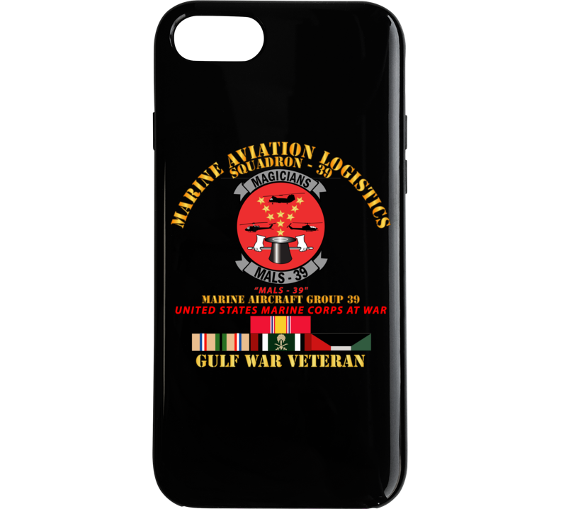 Usmc - Marine Aviation Logistics Squadron 39 - Mals 39 - Magicians - Gulf War Vet W Svc Phone Case
