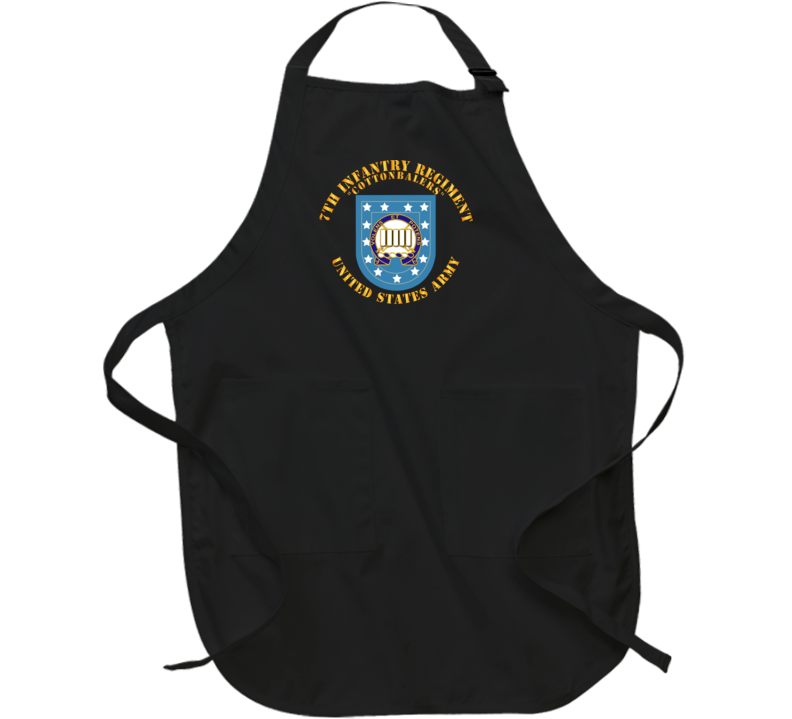 Army - 7th Infantry Regiment - Army Flash W Dui - Cottenbailers Apron
