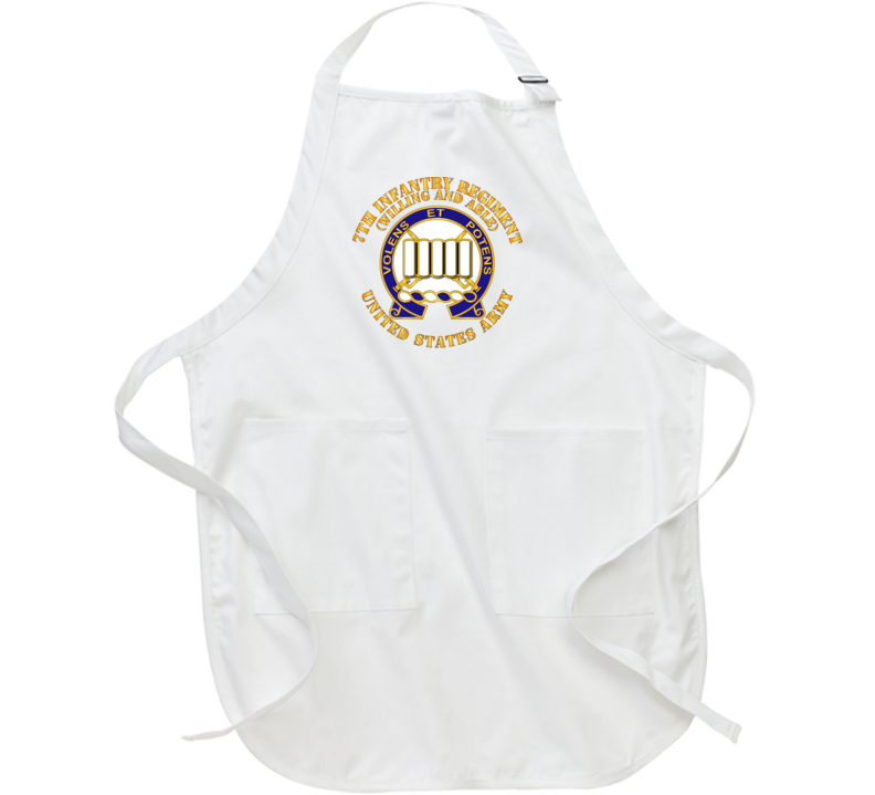 Army - Dui - 7th Infantry Regiment - Willing And Able Apron