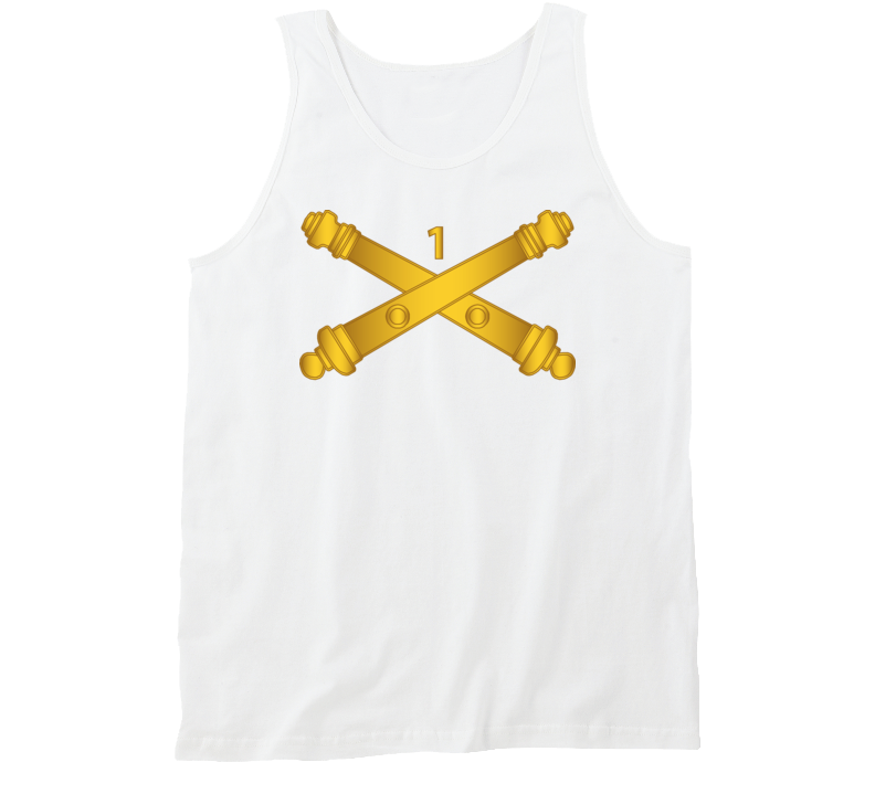 Army - 1st Field Artillery Regt - Artillery Br Wo Txt Tanktop