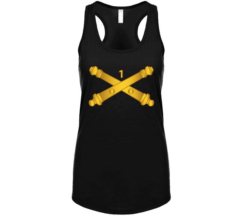 Army - 1st Field Artillery Regt - Artillery Br Wo Txt Ladies Tanktop