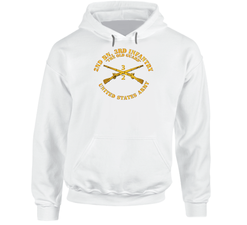 Army - 2nd Bn 3rd Infantry Regt - The Old Guard - Infantry Br Hoodie