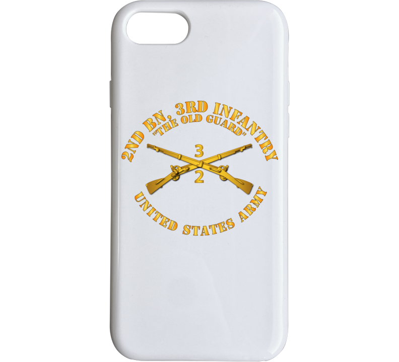 Army - 2nd Bn 3rd Infantry Regt - The Old Guard - Infantry Br Phone Case