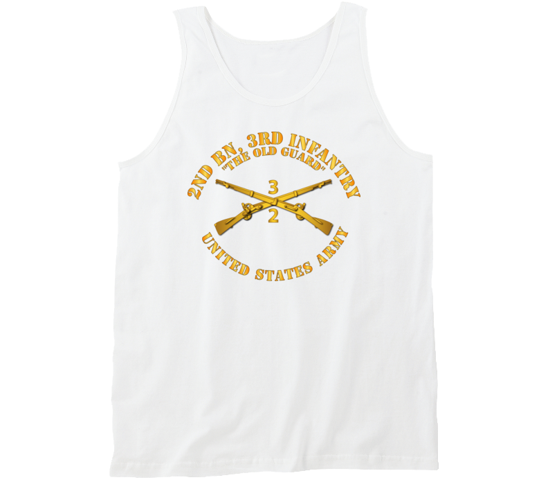 Army - 2nd Bn 3rd Infantry Regt - The Old Guard - Infantry Br Tanktop