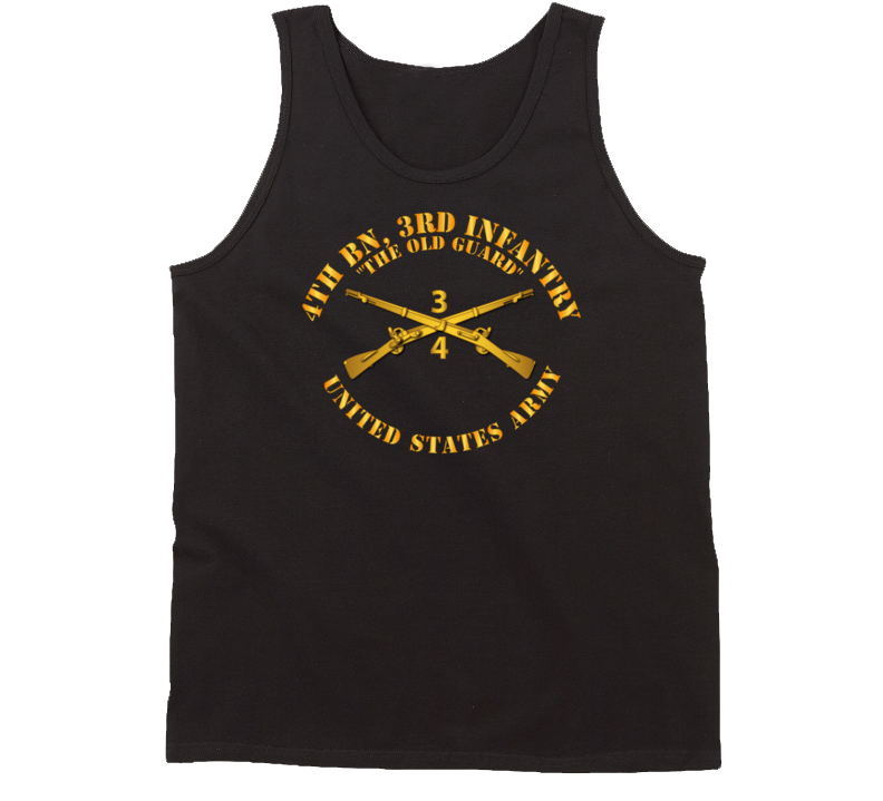 Army - 4th Bn 3rd Infantry Regt - The Old Guard - Infantry Br Tanktop