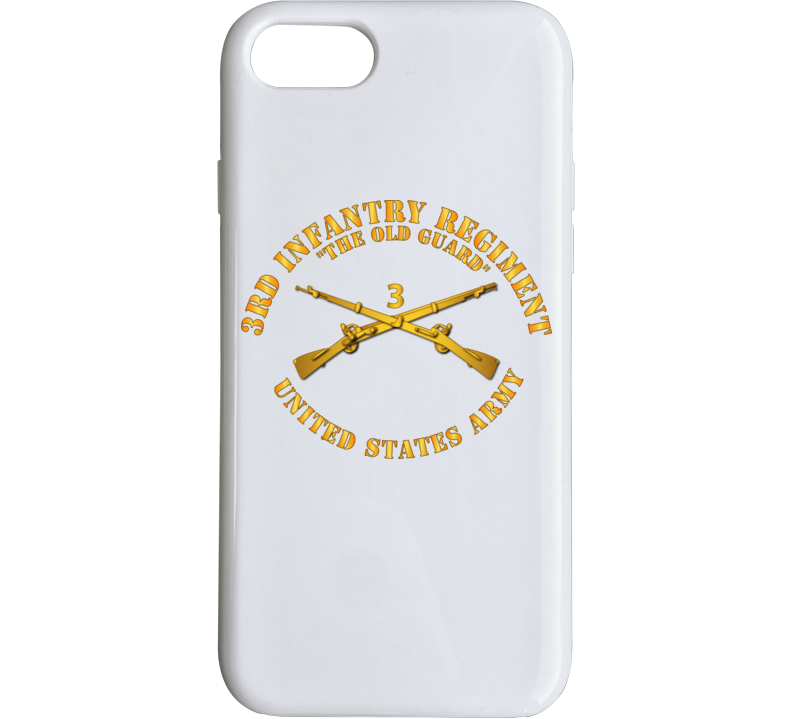 Army - 3rd Infantry Regiment - The Old Guard - Infantry Br Phone Case