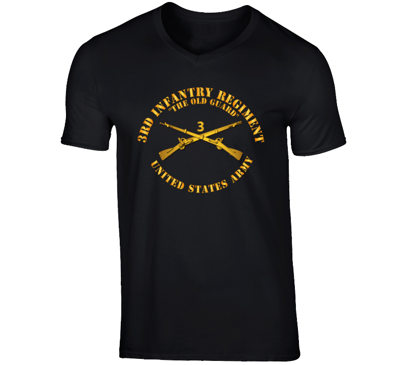 Army - 3rd Infantry Regiment - The Old Guard - Infantry Br T Shirt