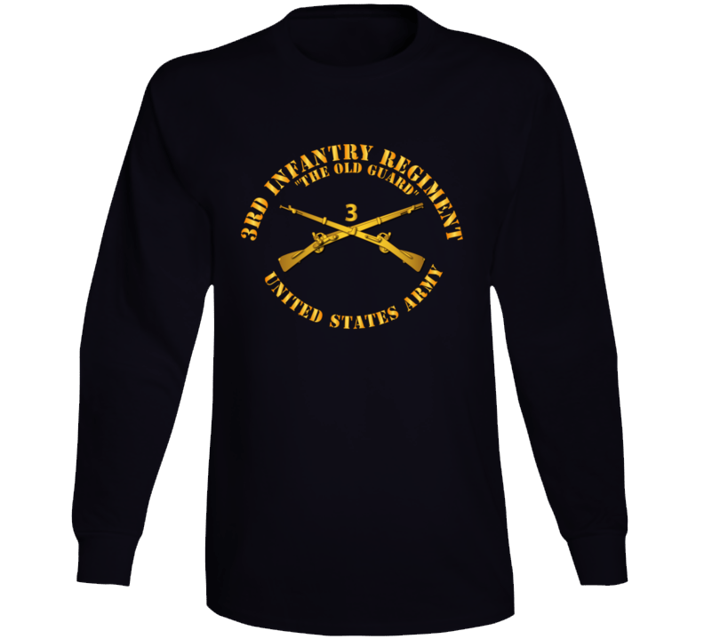 Army - 3rd Infantry Regiment - The Old Guard - Infantry Br Long Sleeve