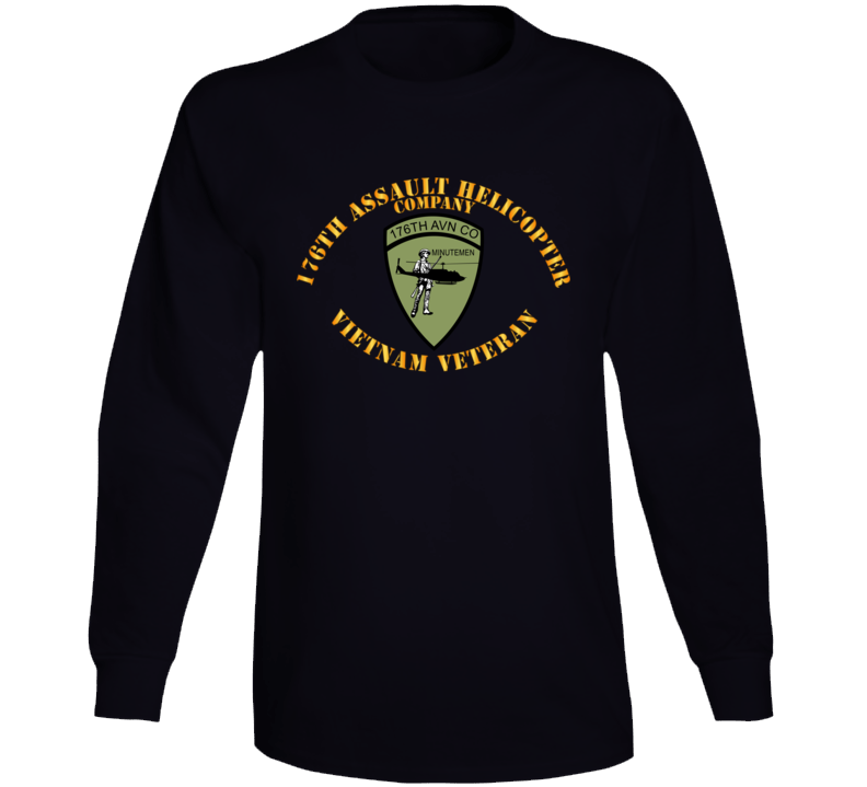 Army - 176th Assault Helicopter Co - Vietnam Vet Long Sleeve