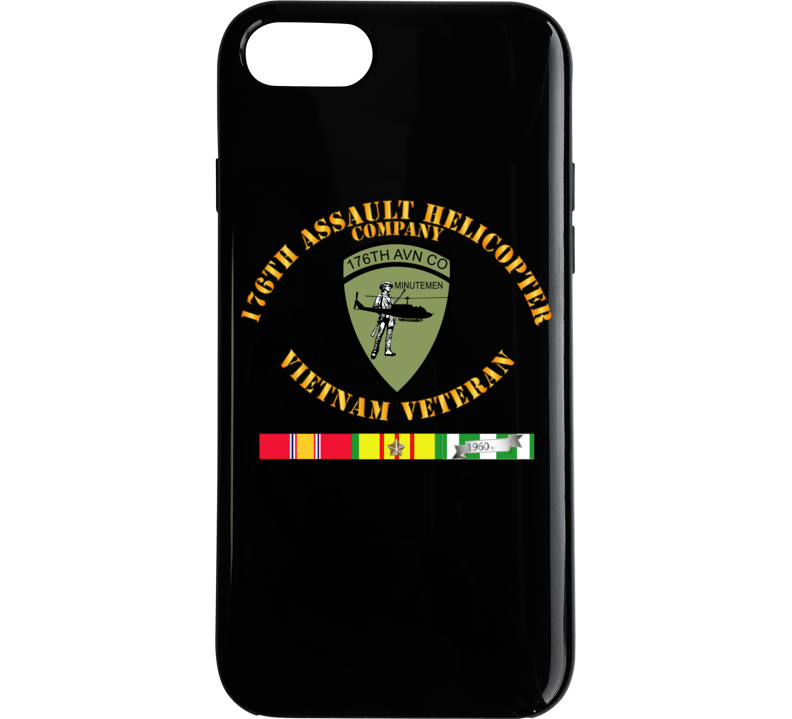 Army - 176th Assault Helicopter Co - Vietnam Vet - Svc Phone Case