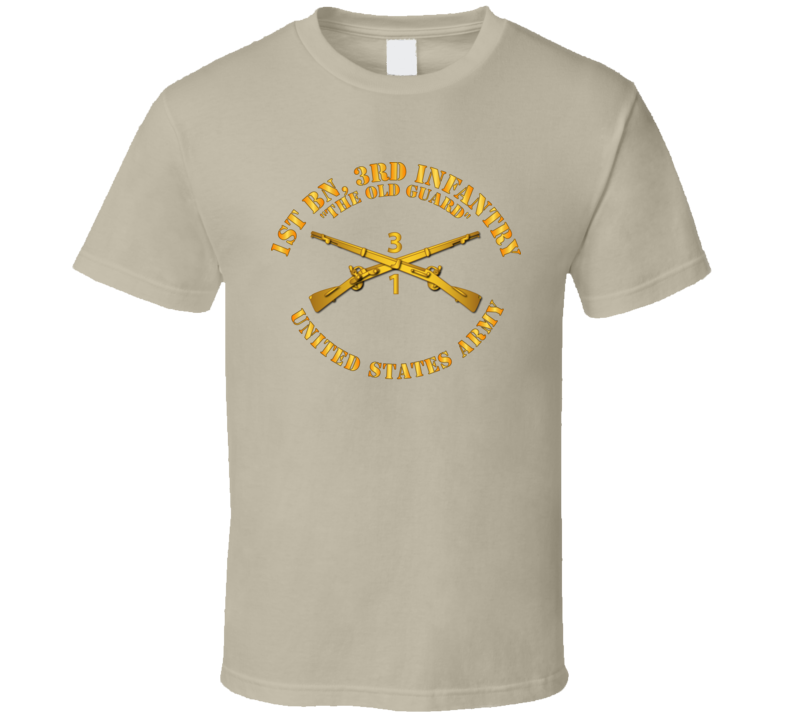 Army - 1st Bn 3rd Infantry Regt - The Old Guard - Infantry Br T Shirt