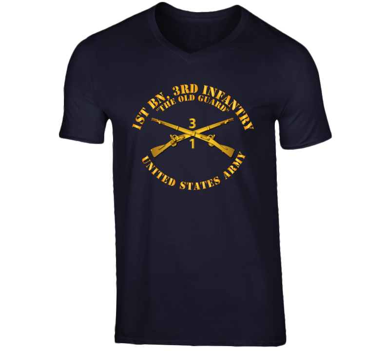 Army - 1st Bn 3rd Infantry Regt - The Old Guard - Infantry Br V-neck