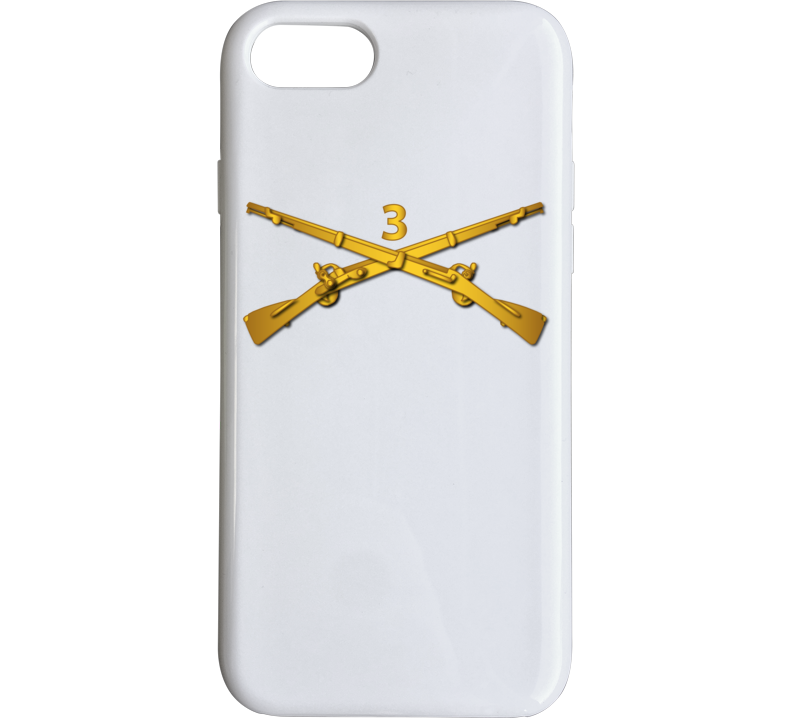 Army - 3rd Infantry Regiment Branch Wo Txt Phone Case