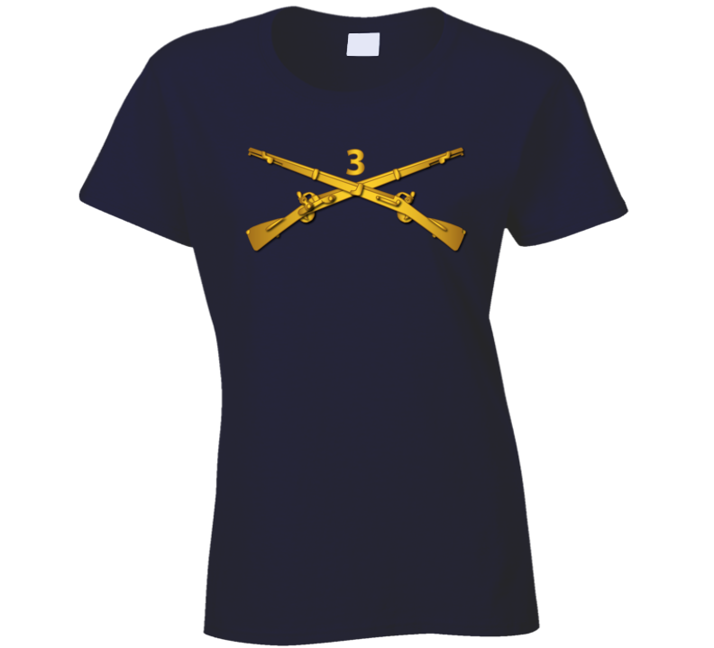 Army - 3rd Infantry Regiment Branch Wo Txt T Shirt