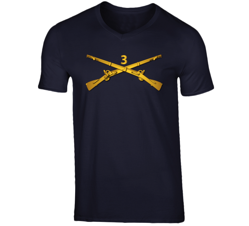 Army - 3rd Infantry Regiment Branch Wo Txt T Shirt