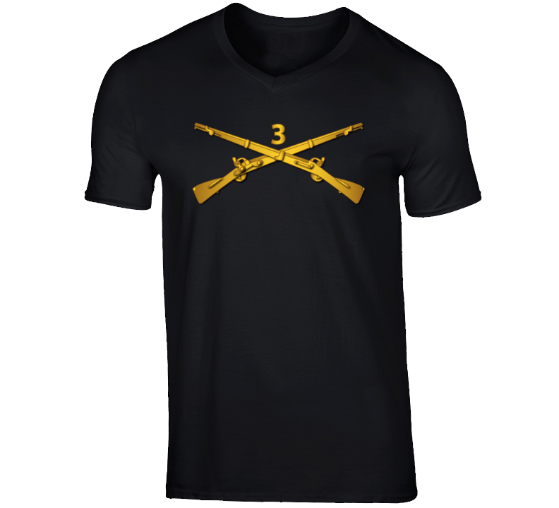 Army - 3rd Infantry Regiment Branch Wo Txt T Shirt