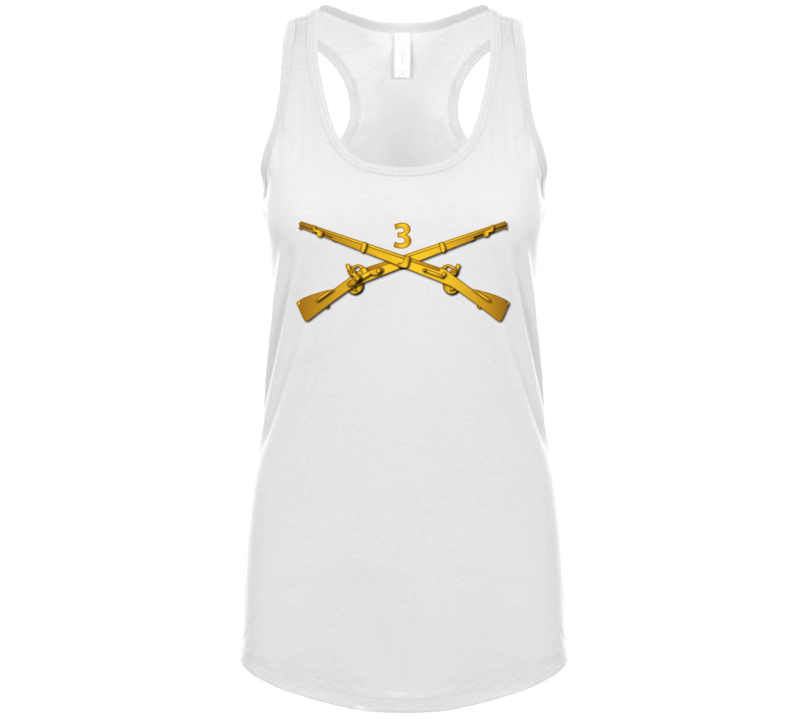 Army - 3rd Infantry Regiment Branch Wo Txt Ladies Tanktop