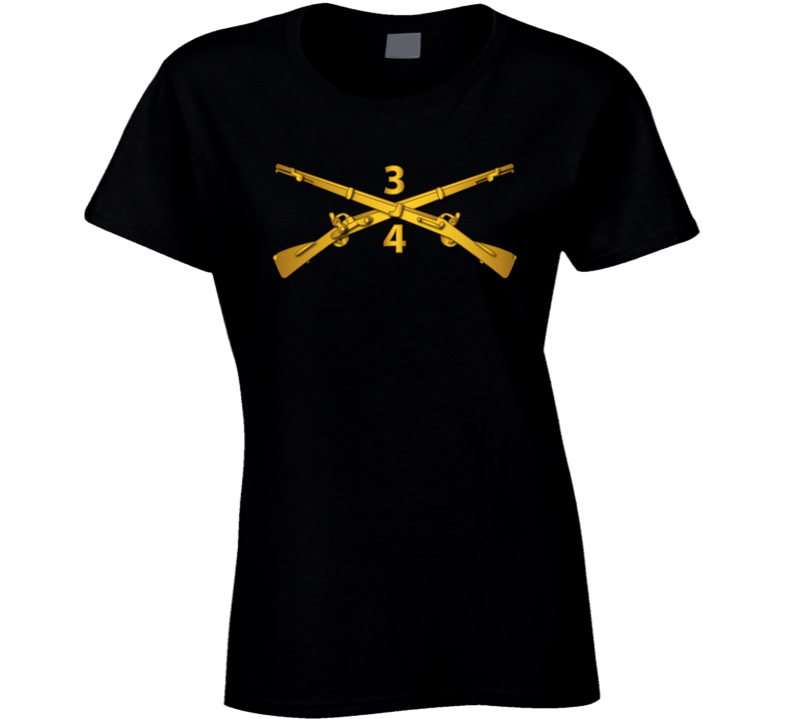 Army - 4th Bn - 3rd Infantry Regiment Branch Wo Txt Ladies