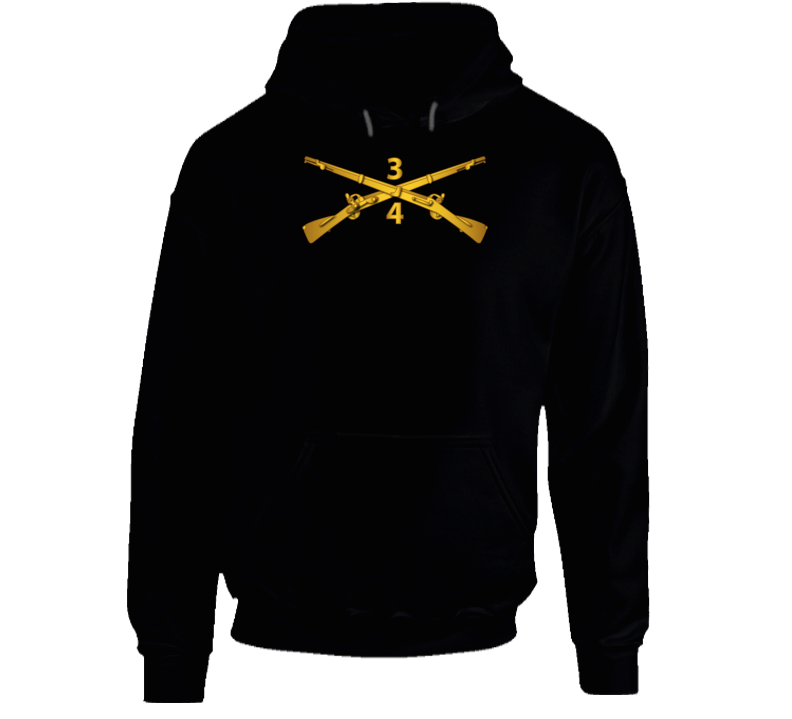 Army - 4th Bn - 3rd Infantry Regiment Branch Wo Txt Hoodie