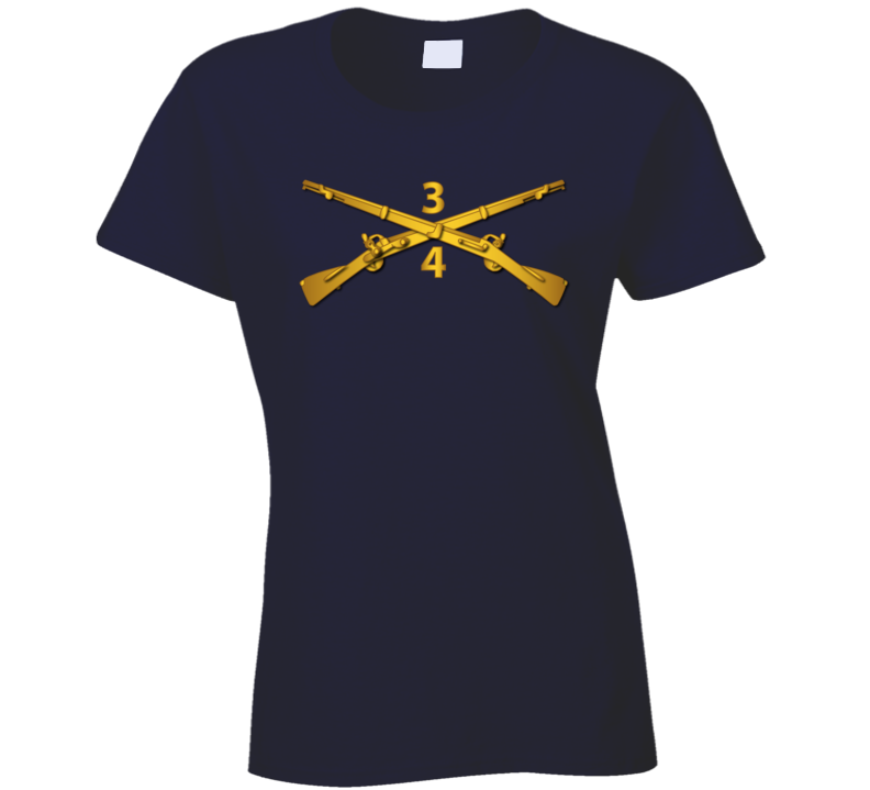 Army - 4th Bn - 3rd Infantry Regiment Branch Wo Txt Ladies