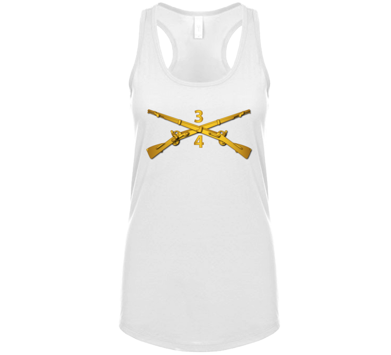 Army - 4th Bn - 3rd Infantry Regiment Branch Wo Txt Tanktop