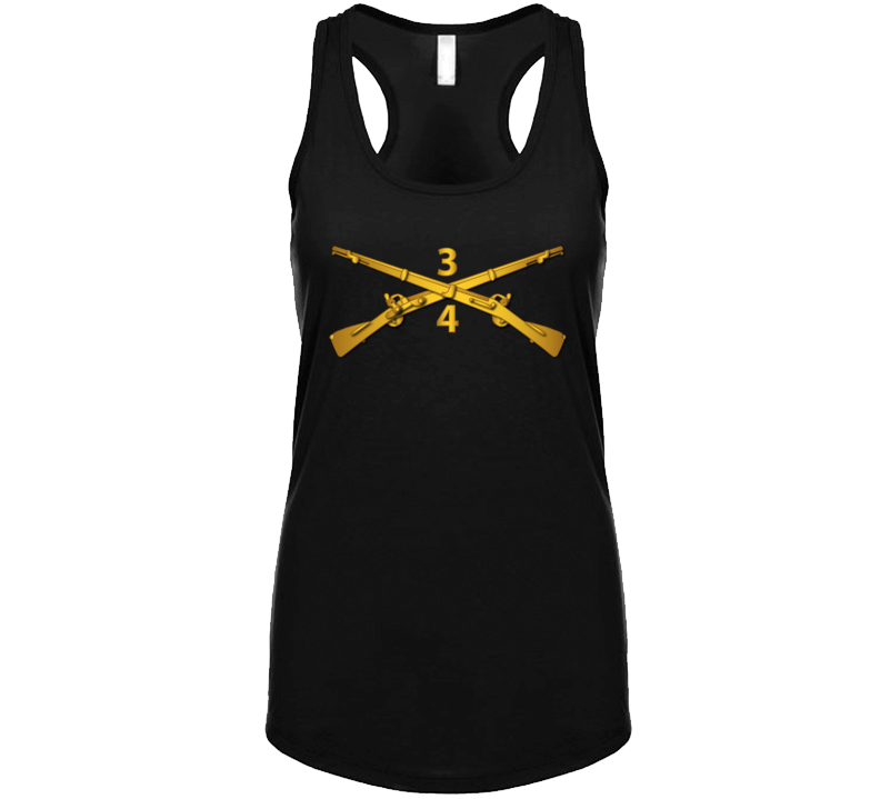 Army - 4th Bn - 3rd Infantry Regiment Branch Wo Txt Tanktop