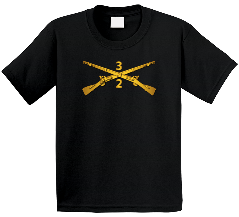 Army - 2nd Bn - 3rd Infantry Regiment Branch Wo Txt T Shirt