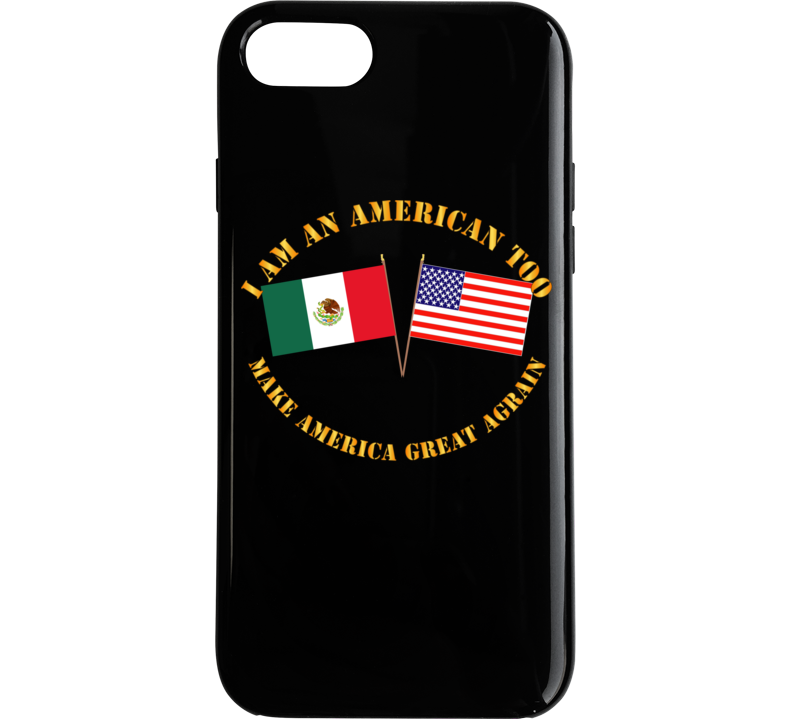 Govt - I am an American Too - English - MAGA Phone Case