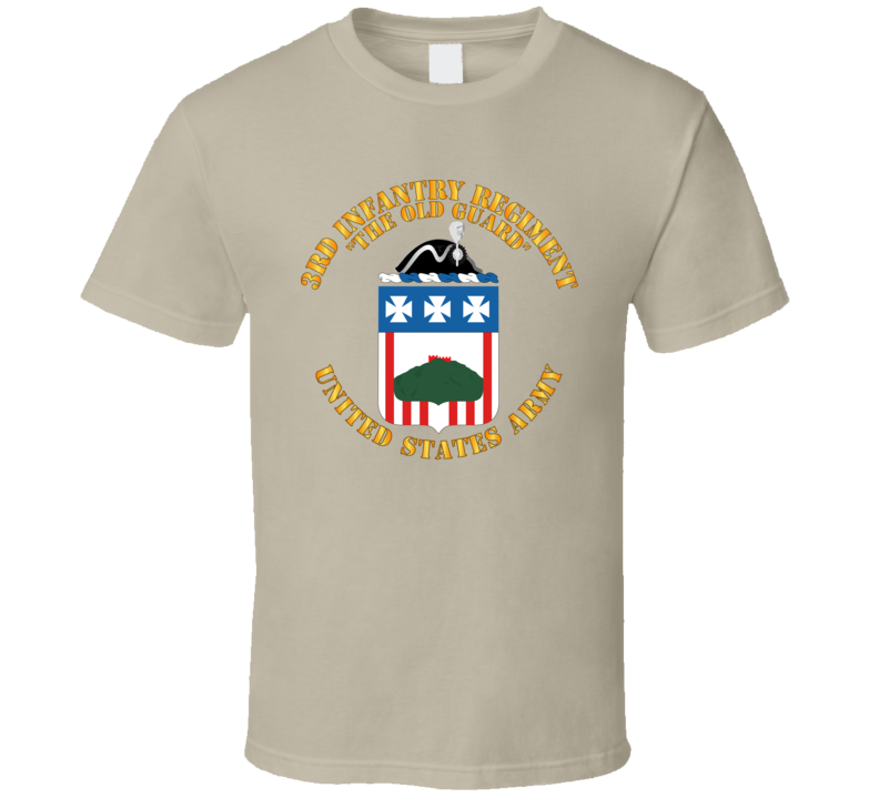 Army - Coa - 3rd Infantry Regiment - The Old Guard T Shirt