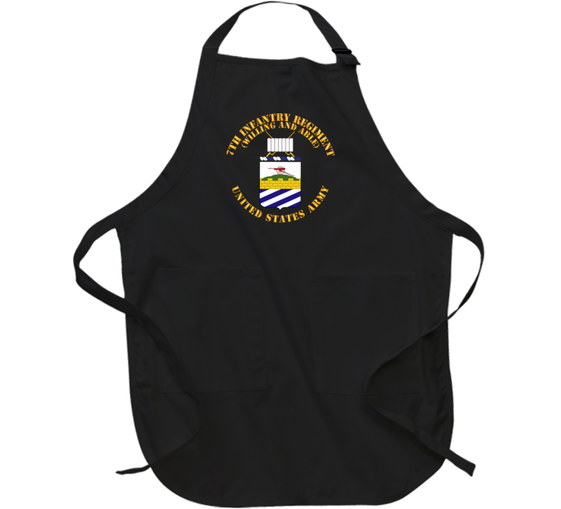 Army - Coa - 7th Infantry - Willing And Able Apron Apron