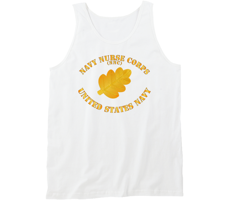 Navy - Navy Nurse Corps Pin Branch W Txt Tanktop Tanktop