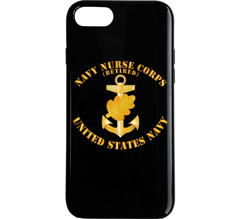 Navy - Navy Nurse Corps Pin - Retired W Txt Phone Case Phone Case