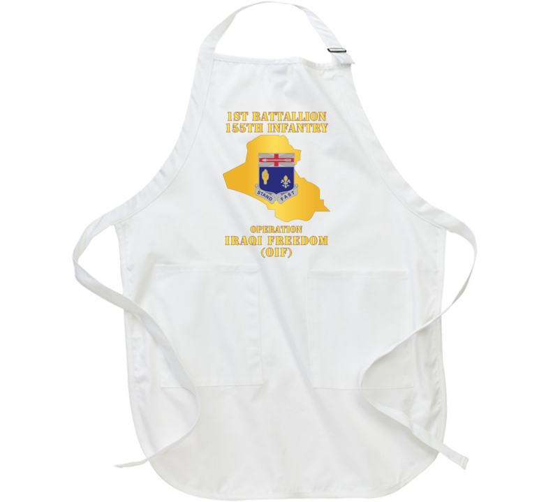 Army - 1st Bn 155th Infantry - Oif W Map Apron Apron