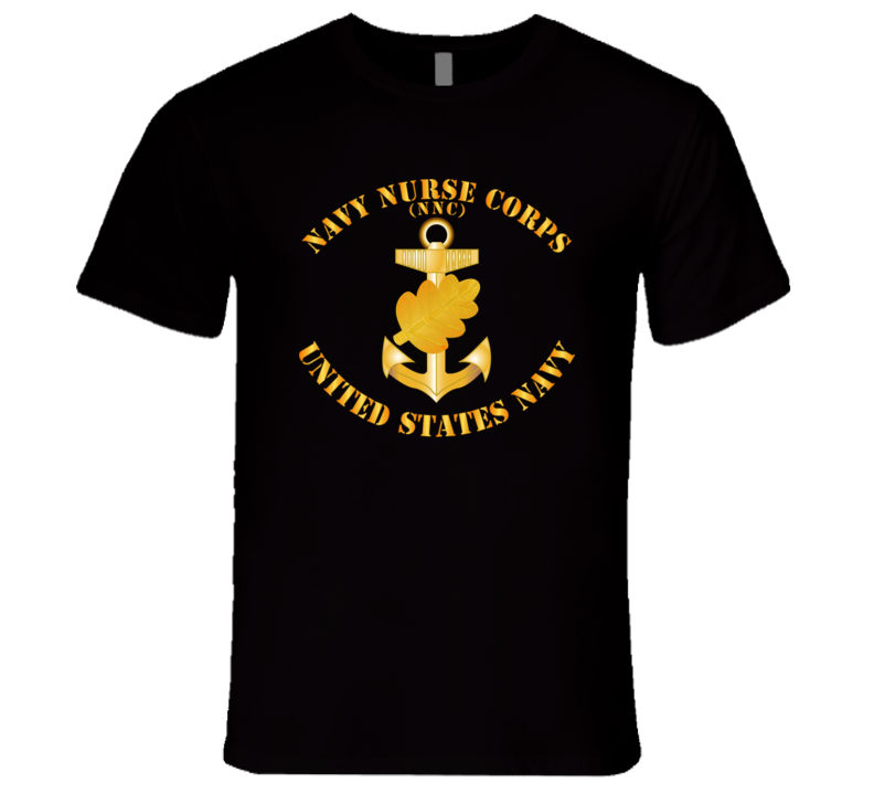 Navy - Navy Nurse Corps Pin W Txt Premium T Shirt