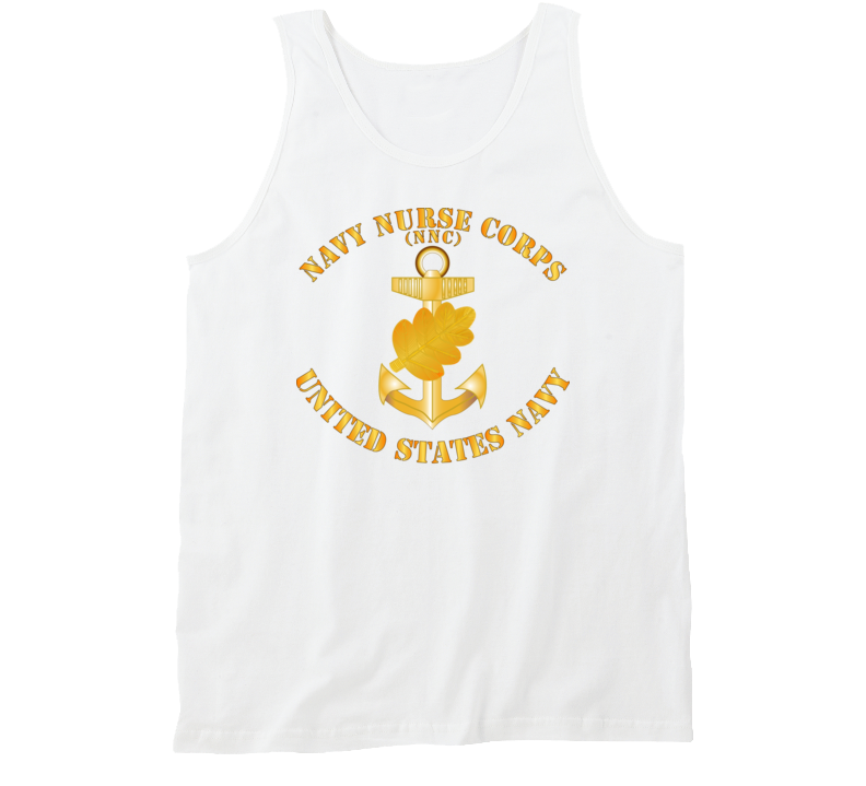 Navy - Navy Nurse Corps Pin W Txt Tanktop Tanktop