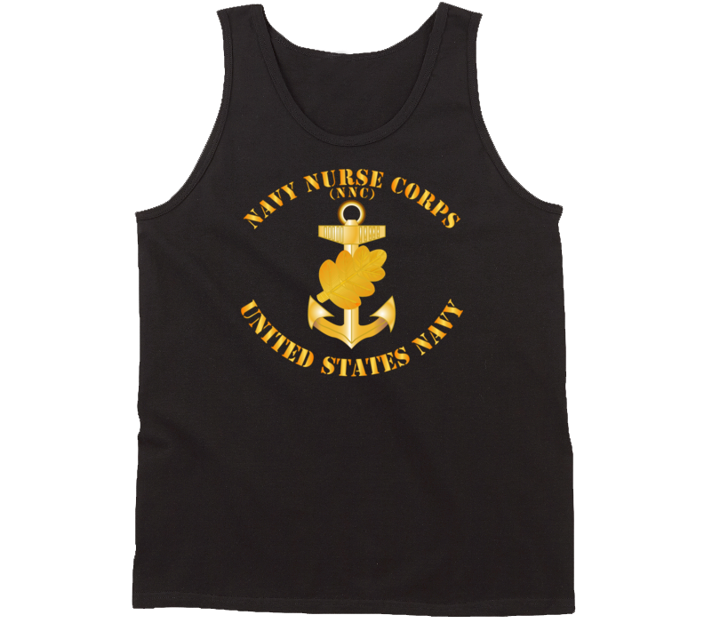 Navy - Navy Nurse Corps Pin W Txt Tanktop Tanktop