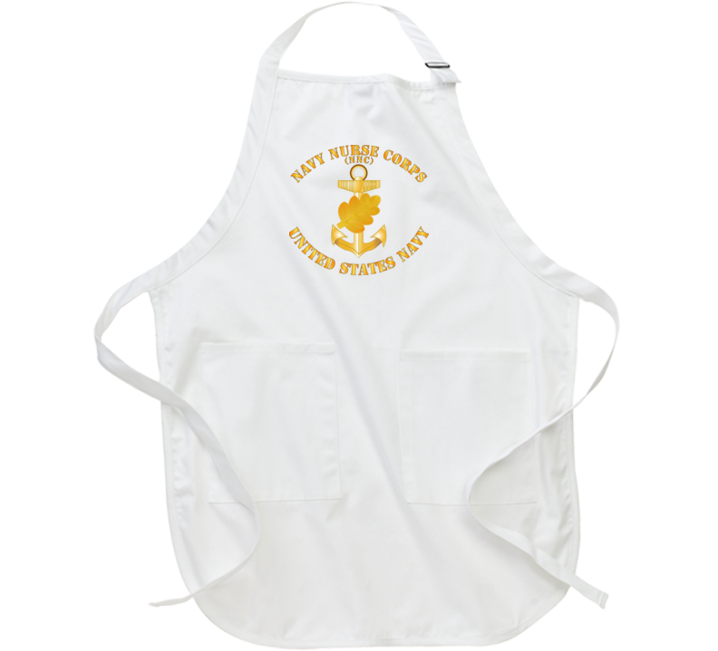 Navy - Navy Nurse Corps Pin W Txt Apron Apron