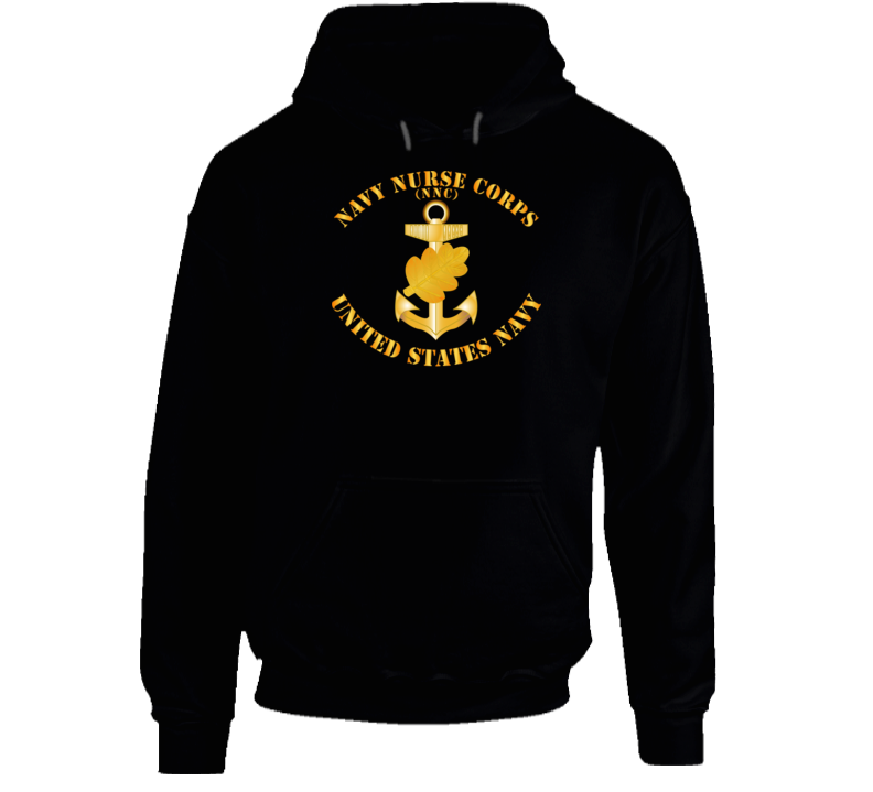 Navy - Navy Nurse Corps Pin W Txt Hoodie