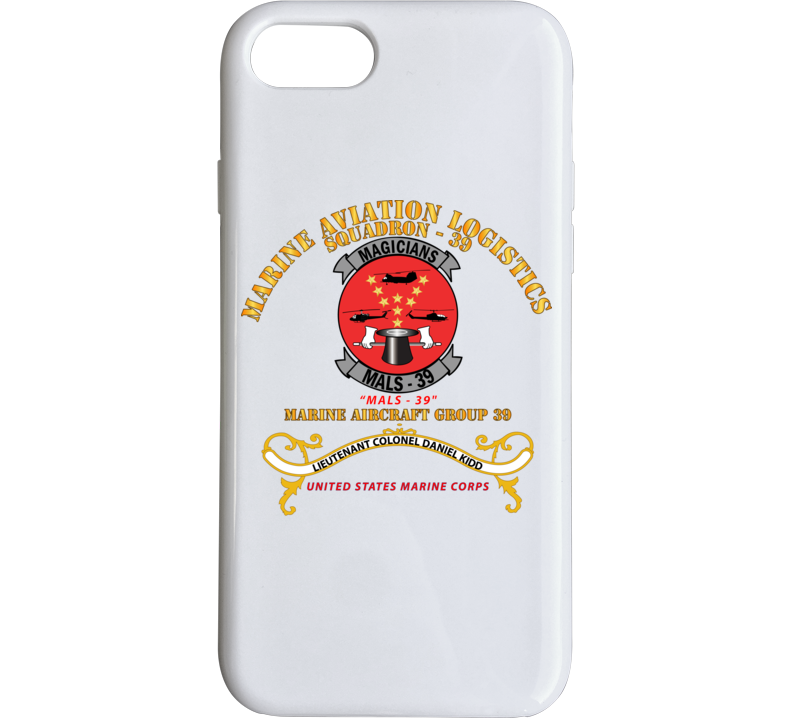 Usmc - Marine Aviation Logistics Squadron 39 - Mals 39 - Magicians - Kidd T Shirt Phone Case