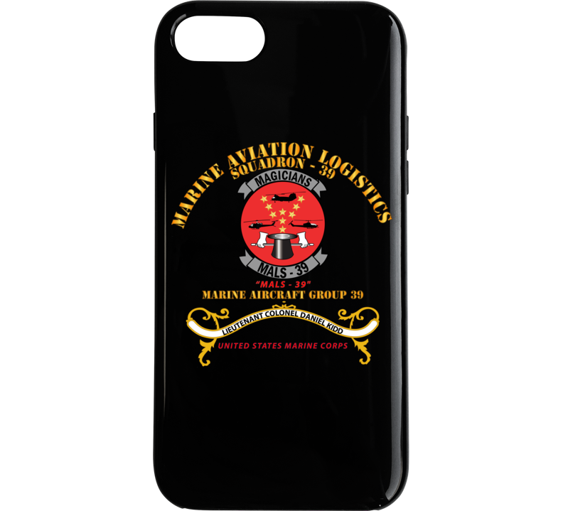 Usmc - Marine Aviation Logistics Squadron 39 - Mals 39 - Magicians - Kidd T Shirt Phone Case