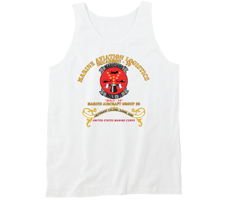 Usmc - Marine Aviation Logistics Squadron 39 - Mals 39 - Magicians - Kidd Tanktop