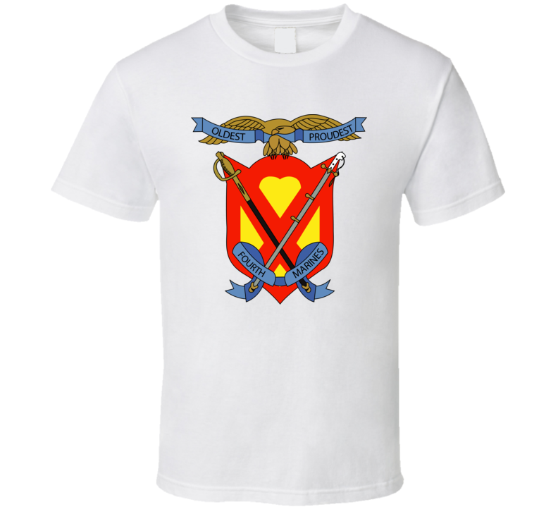 Usmc - 4th Marine Regiment T Shirt