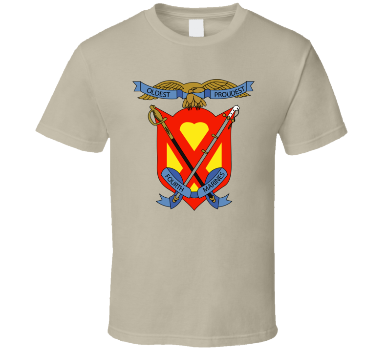 Usmc - 4th Marine Regiment T Shirt